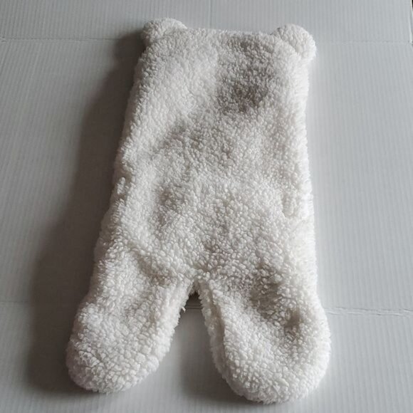 0-3 Months Swaddle Bunting Snow Suit Winter Coat Feet Footed Feetie Hooded - Picture 15 of 16